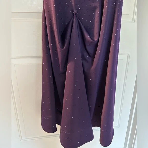 [Mon Cheri Montage] Dark Amethyst Rhinestone Evening Gown / Mother of the Bride - Picture 5 of 6